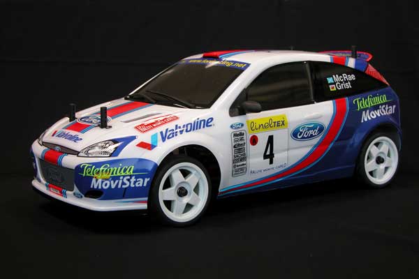 coche radiocontrol. ford focus wrc. movistar. c - Compra venta en